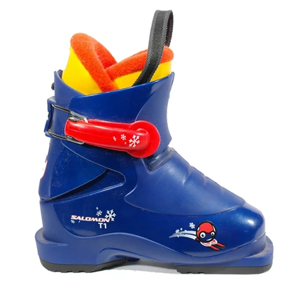 Salomon Perf. T1 kinder skischoenen blauw