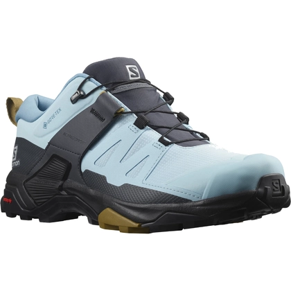Salomon X Ultra 4 Low GTX wandelsneakers dames licht blauw