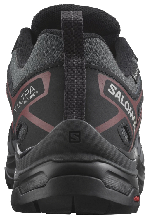Salomon X Ultra Pioneer Low GTX wandelsneakers dames antraciet