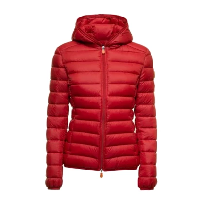 Save The Duck Aura casual winterjas dames rood