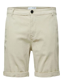 Selected Homme heren casual short licht taupe