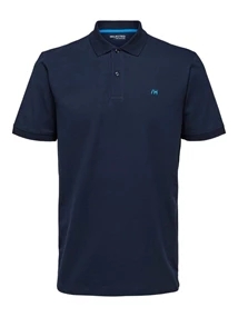 Selected Homme heren polo marine