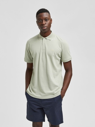 Selected Homme polo heren zand