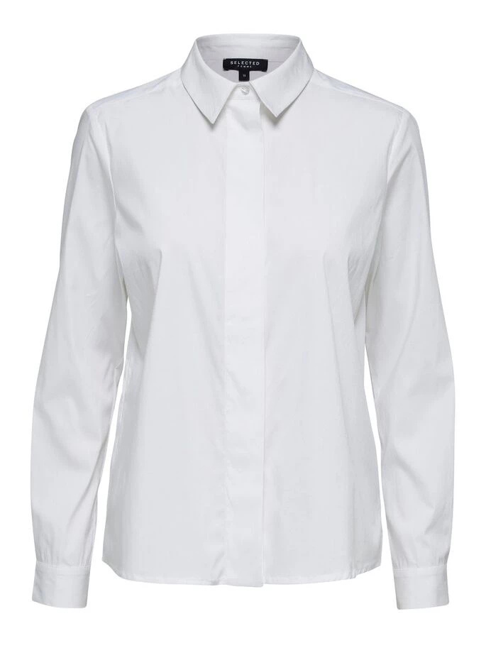 Selected SLFAGNES-ODETTE LS SHIRT B NOOS blouse dames