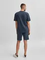 Selected SLHRELAXHERB SS O-NECK TEE casual t-shirt heren blauw
