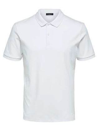 Selected SS Polo B polo heren wit
