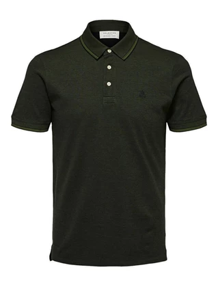 Selected SS Polo W polo heren donkergroen