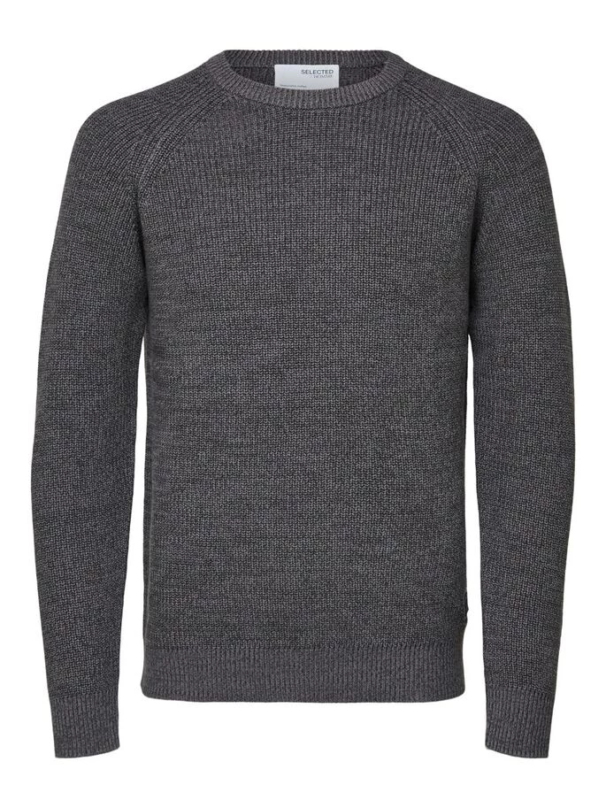 Selected Zware Textuur heren casual sweater