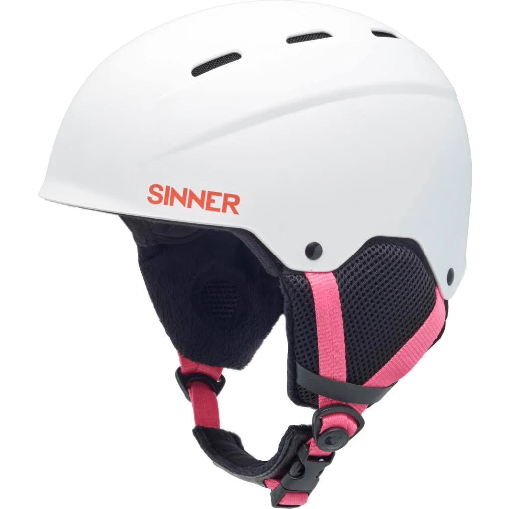 vingerafdruk Verliefd canvas Sinner Prijs Topper Bingham Kids 50 / 55/ 59 skihelm meisjes wit van  snowboard helmen