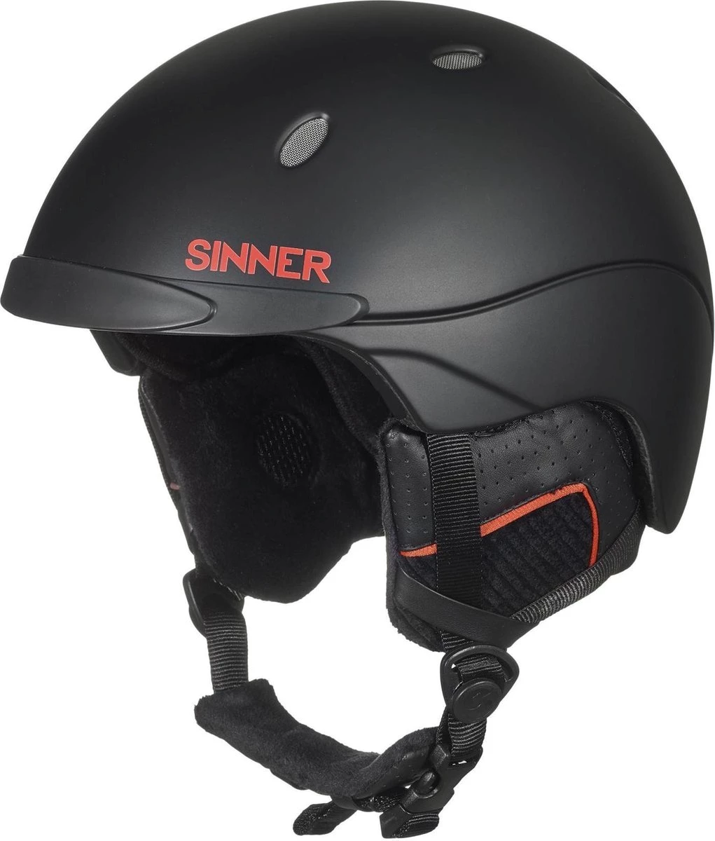 parallel Tram Onderwijs Sinner Titan 52 / 55 / 59 / 63 ski helm zwart van snowboard helmen