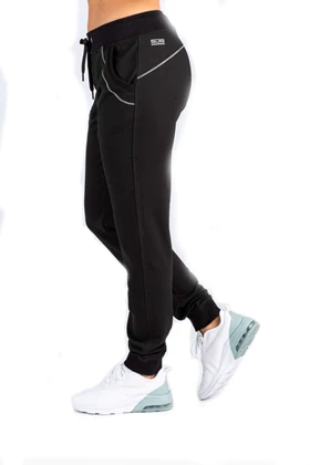 Sjeng Sports Love Plus size model joggingbroek dames zwart