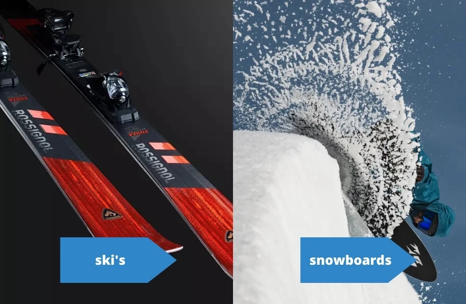 Ski of snowboard