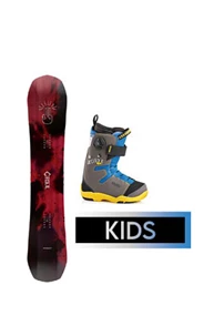 Snowboard Verhuur kinder snowboardset huren wit
