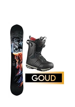 Snowboard Verhuur snowboardset huren goud goud