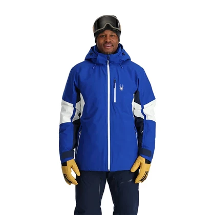 Spyder Epiphany ski jas heren blauw dessin