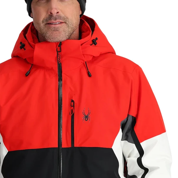 Spyder Epiphany ski jas heren rood dessin