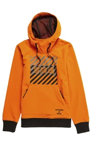 Super Dry Snow Tech Hood softshell winter jas he oranje