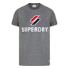 Superdry Sportstyle Classic Tee casual t-shirt heren antraciet