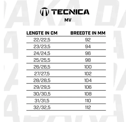 Tecnica Mach Sport MV 100 skischoenen heren zwart