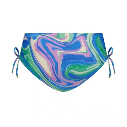 Ten Cate Midi Bow bikini slip dames blauw dessin