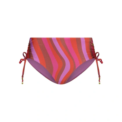 Ten Cate Midi Bow bikini slip dames rood dessin