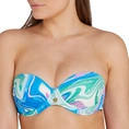 Ten Cate Multiway Padded Wired bikini top dames blauw dessin