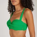 Ten Cate Twisted Padded Wired bikini top dames groen