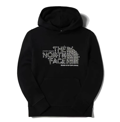 The North Face Drew Peak sweater casual jongens zwart