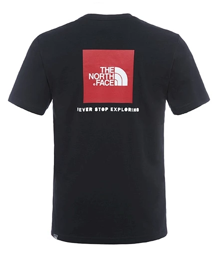 The North Face Redbox casual t-shirt heren zwart