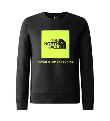 The North Face Redbox Crew casual sweater jongens zwart