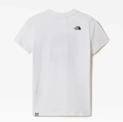 The North Face S/S Box casaul t-shirt jongens wit