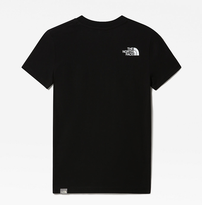 The North Face S/S Box casaul t-shirt jongens zwart