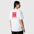The North Face S/S Redbox casual t-shirt heren wit