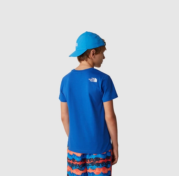 The North Face S/S Redbox casual t-shirt jongens blauw
