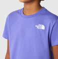 The North Face S/S Redbox casual t-shirt jongens paars