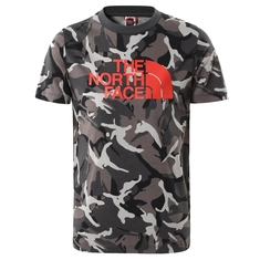The North Face Youth S/S Easy jongens shirt zwart dessin