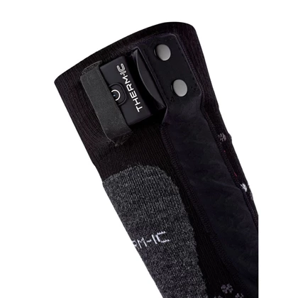 Therm-Ic Powersock Set MenHeat Uni + S-Pack 1200 V2 skisokken zwart