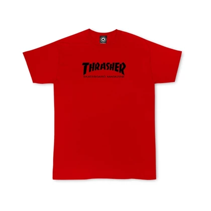 Thrasher Trhasher Skate Mag skate t-shirt jongens rood
