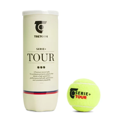 Tretorn Serie+ Tour tennisballen geel
