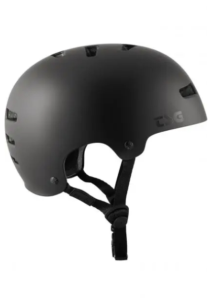 TSG Evolution Satin Black skate/bmx helm zwart