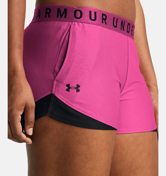 Under Armour Play Up 3.0 sportshort dames pink