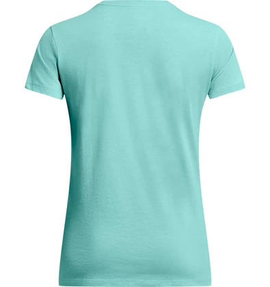 Under Armour Rival Logo Short Sleeve sportshirt dames blauw