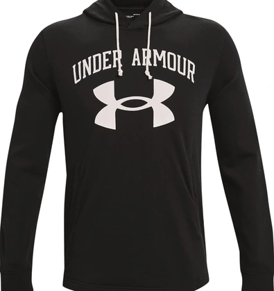Under Armour Rival Terry Big Logo sportsweater heren zwart