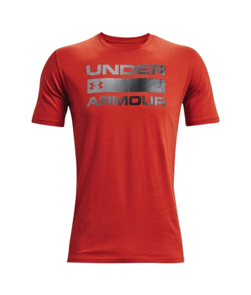 Under Armour Team Issue Wordmark sportshirt heren rood