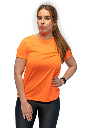 Under Armour Tech sportshirt dames oranje