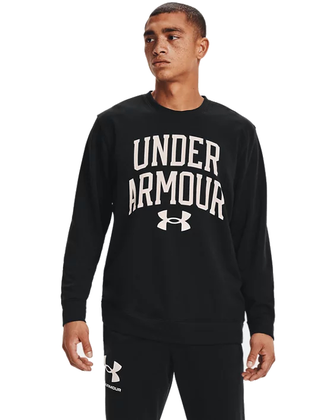 Under Armour UA Rival Terry sportsweater heren zwart