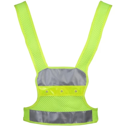V3 tec Reflectie Vest Incl. Verlichting reflectie materiaal geel