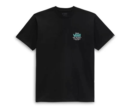 Vans Holder Classic casual t-shirt heren zwart