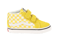 Vans Sk8-Mid Reissu junior schoenen geel dessin