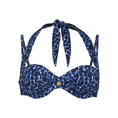 Wow Multiway bikini top blauw dessin